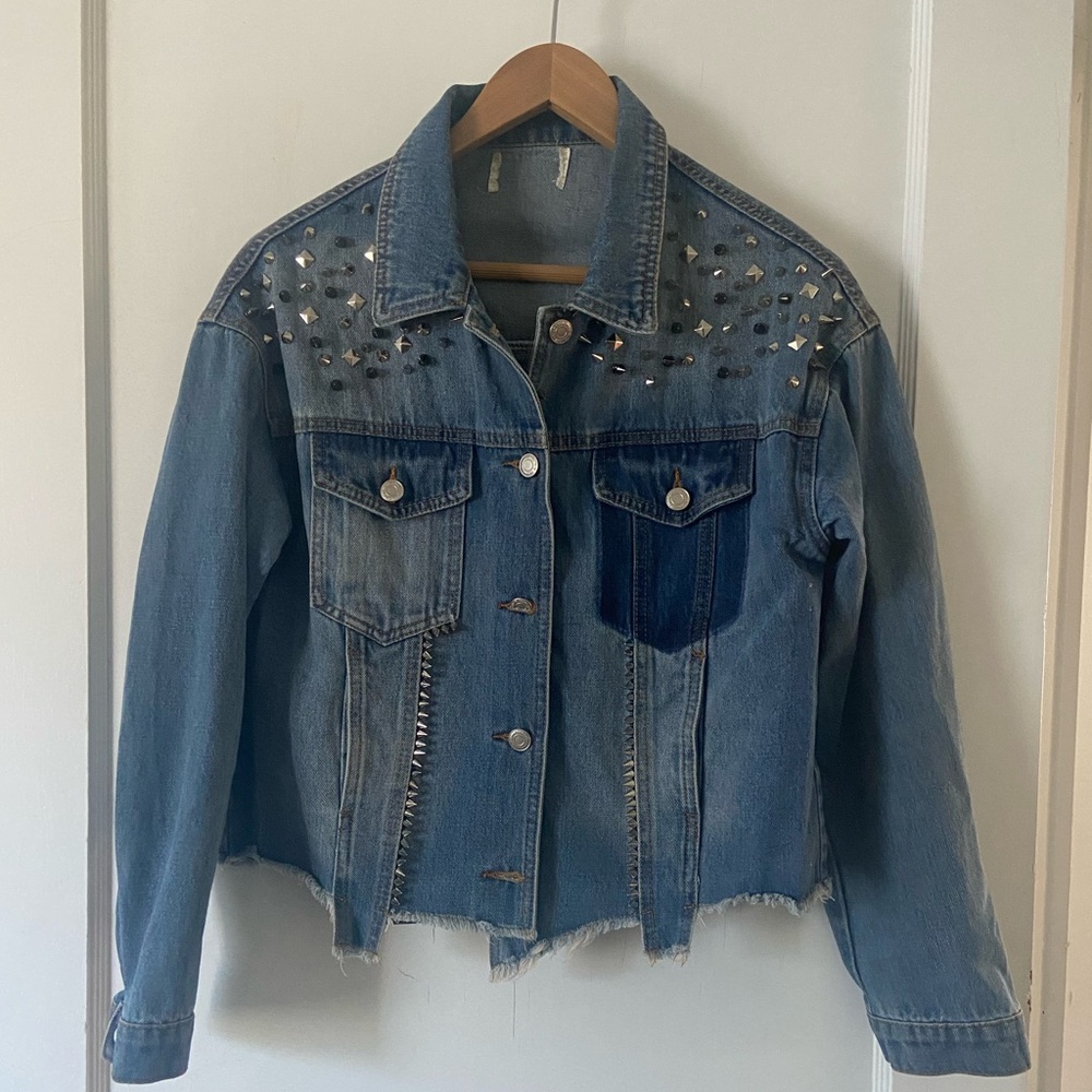 Studded Denim Jacket